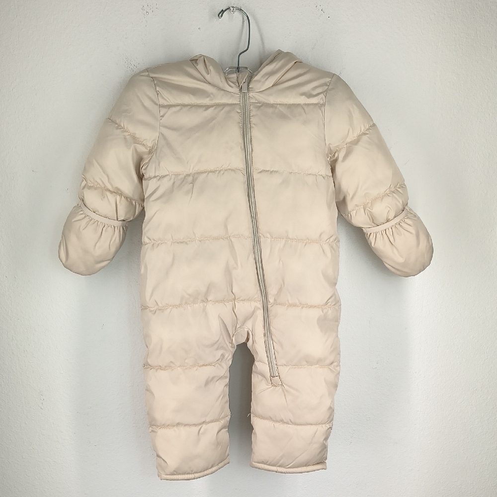 Old Navy 18-24 M Water Resistant Fleece Lined Hooded Snowsuit